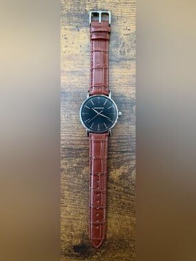 Brand new Longvadon Classic Marron watch (NWT)